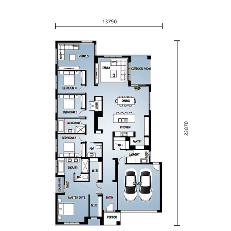AS/NZS/USA Affordable Modular Prefab Homes With Light Gauge Steel Frame Modular Home Kit 4