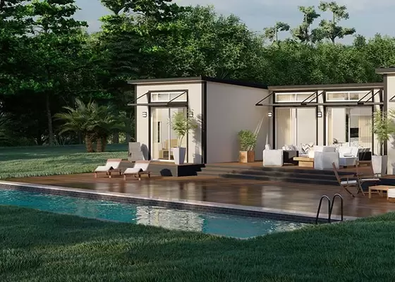 Light Steel Frame Prefab Studio Mobile House Kits To Build