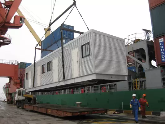 Architect Designed Prefab Modular Homes / Light Steel Wide Modular Tabernacle Park Home