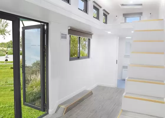 Light steel framing system victorian tiny house Prefabricated Tiny Homes Custom House With New Design