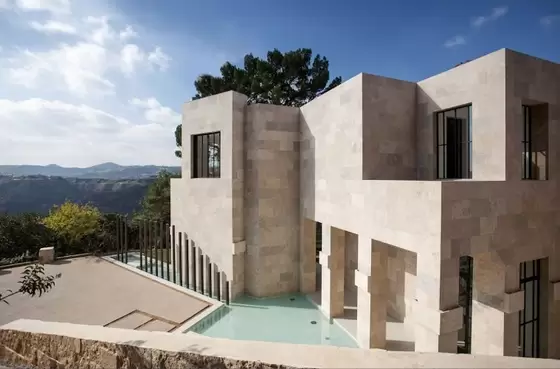 2 Story prefabricated Light Steel Frame Houses , 3 Bedrooms Light Steel Frame Houses