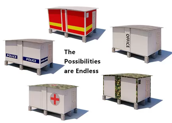 Cheap Prefab Portable Emergency Shelter Modular Quick Assemble Foldable House, Mobile house