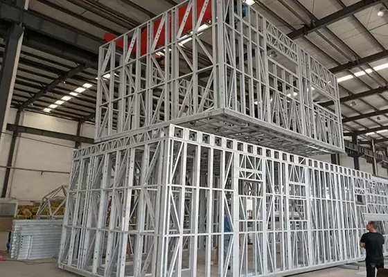 Structures AU NZ Standard Light Steel Frame House To Build Luxury Prefabricated Homes