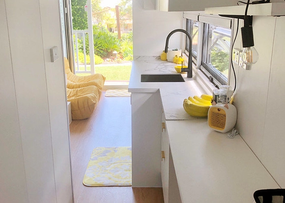 AS / US Pre Fab Tiny Homes On Trailer Ready To Ship With Bath