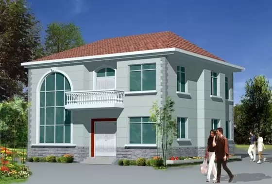 Luxury Prefab Steel Structure Villa Modular Homes With Light Gauge Steel Framing