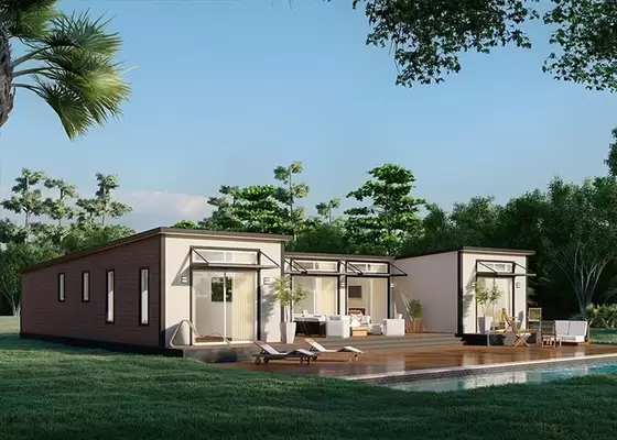 Light Steel Frame Prefab Studio Mobile House Kits To Build