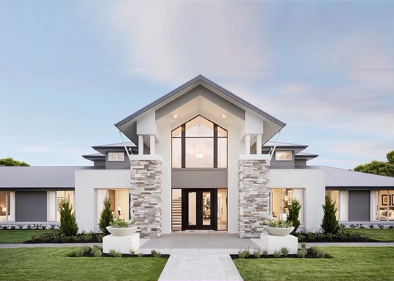 Modular Prefabricated Villa Modern Light Steel Prefab House Galvanized Steel Prefab House