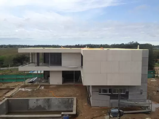 2 Story, steel frame house roof, Prefabricated light steel house, Light Steel Frame Houses