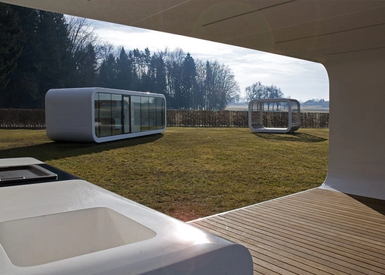 Prefab Light Steel Frame Overwater Bungalows Modular Hotel Unit Lodges