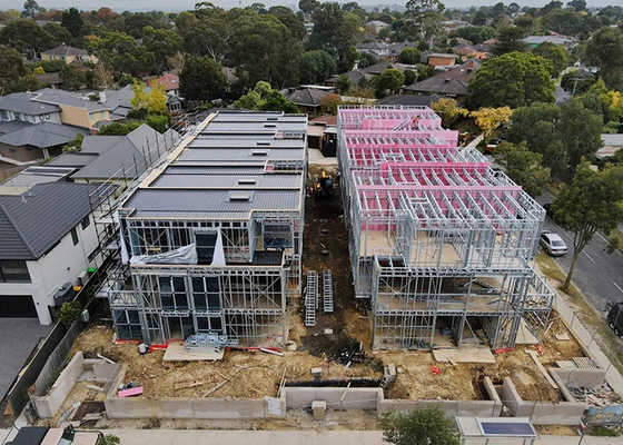 Energy Saving Affordable Modular Homes Prefab House Steel Structure Villa Town House