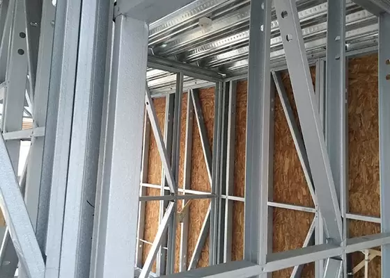 Steel Frame Apartment Building / Typhoon Resistance Prefabricated Apartment