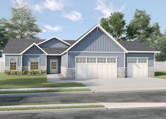 Mulberry Luxury Prefab House Single Family Homes Company DEEPBLUE Brand Light Steel Frame Hosue