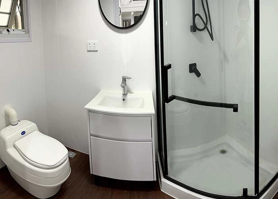 Ready Made Steel Frame Prefab Tiny House With Trailer On Wheels Little Houses For Sale