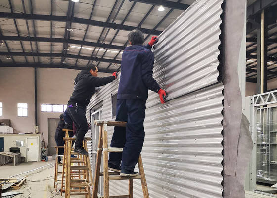 Light Steel Prefab Portable Emergency Shelter Isolation House In Quick Assemble