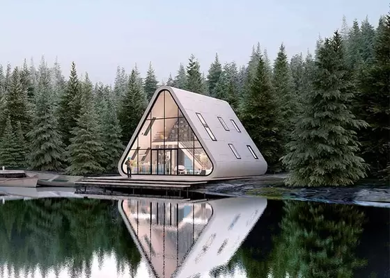 Prefab Light Steel Frame House Hotel Light Steel Unit Tiny Home