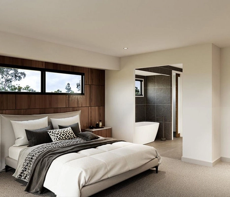 Double Fast Construction Prefabricated Luxury House With Light Steel Structure