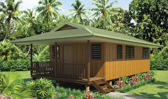Cyclone proof, Australian Standard Light Steel Framing Wooden Bungalow