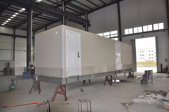Prefab Mobile Cabin House / Steel Frame Prefab Modular Homes For Guard House