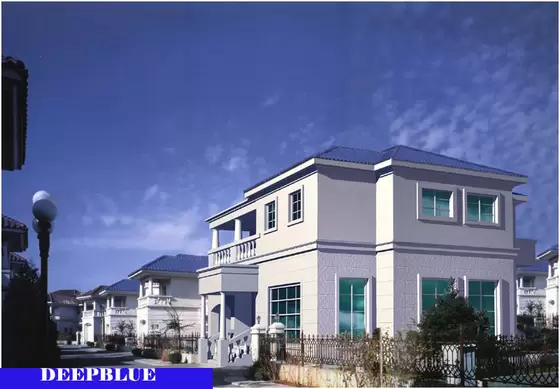 Light Steel European Style Prefabricated Villa / Prefabricated Multi Storey Building Modular Home Kit