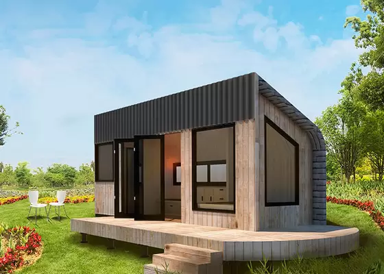 Prefabricated Tiny House On Wheels | Modular Light Steel Frame With Engineered Framing System