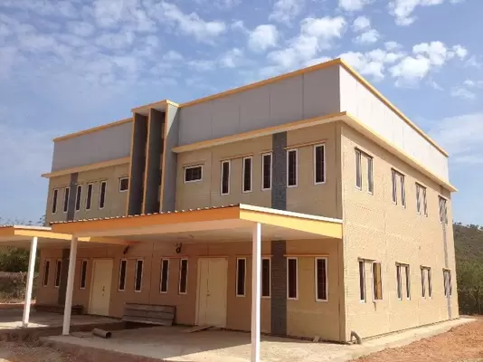 Town House Prefabricated Villas/Prefab Two Family Houses Green Prefab Homes