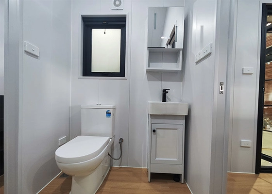 Australia Project Site Luxury Prefab Tiny House On Wheels With 10mm MDF Flooring