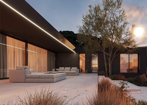 Custom Prebuilt Steel Structure Modular Homes - Advanced Light Gauge Steel Framing Machines