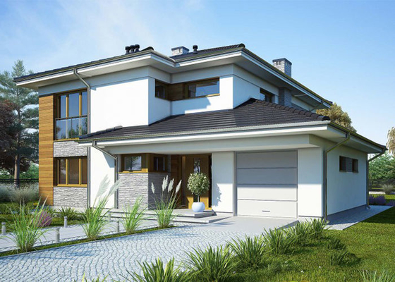 Premium Prefab Lightweight Steel Frame Villas Luxury Prefab Modular Home Kit