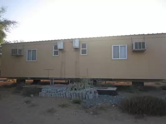 Wind Proof Prefabricated Bungalow / Portable Light Steel Frame House