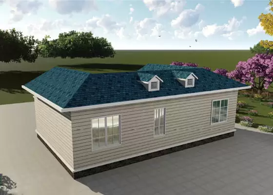 Light Gauge Steel Prefab Metal Homes Single Family Luxury Modern Modular Home Kits Prefab Villa With Custom Design