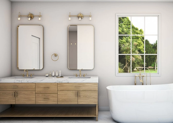 AS / NZS / USA Prefabricated Luxury Villas Durable Efficient Homes Light Steel Frame Hosue