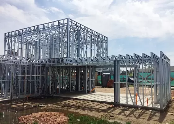 ICC EN-1090 Prefabricated Home Kit With Light Steel Frame New Modular Homes For Sale