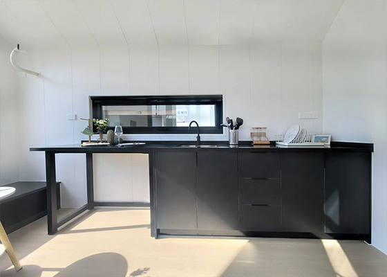 AS / US  STANDARD Affordable Prefab Tiny House On Wheels With Bedroom Bathroom