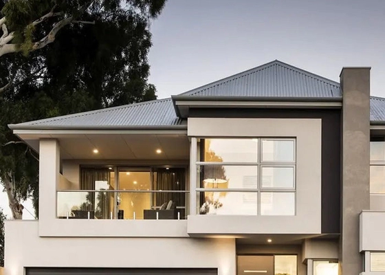 ICC-ES Luxury 3 Bedroom Villa Prefab Light Gauge Steel House Movable Steel Fascia Board