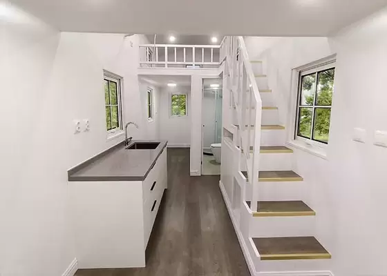 Osb Board Roof System Luxury Prefab The Tiny House Used Light Steel Frame