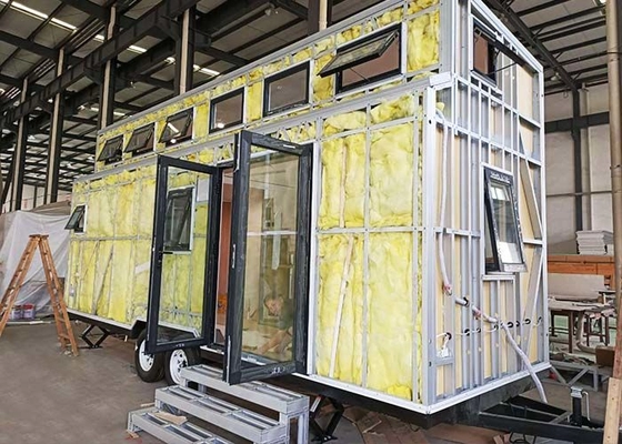 Modular Prefabricated Light Steel Structure Tiny House On Wheels Tiny Cabins For Sale