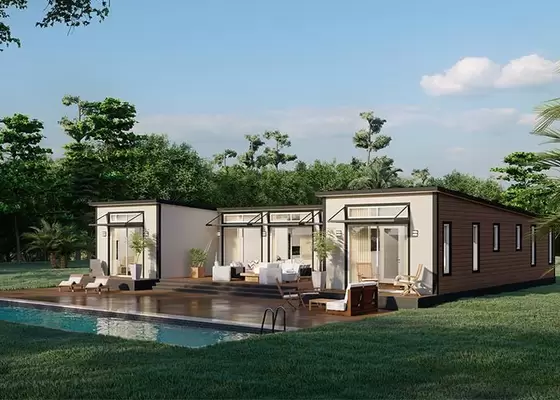 Light Steel Frame Prefab Studio Mobile House Kits To Build