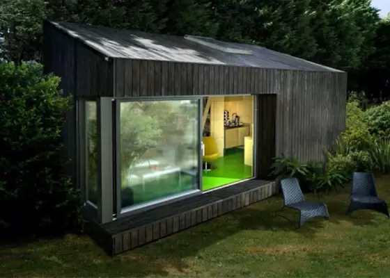 Prefab Light Gauge Steel Frame Garden Studio House  ISO Standard