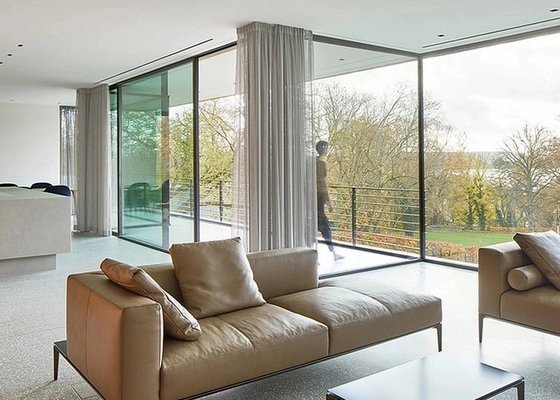 ICC ES Certification Luxury Two 2 Story Prefabricated House With Windows Double Glass PVC Sliding Windows