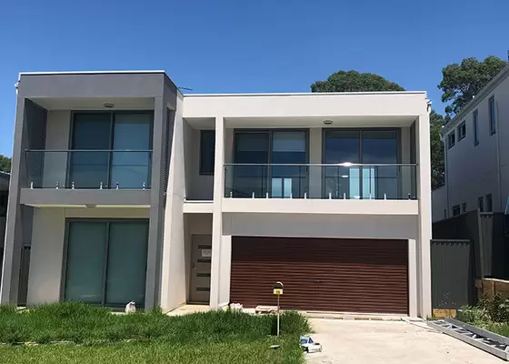 AS4600 Large Light Steel Frame Prefab Villa / Prefabricated Steel Home Kits