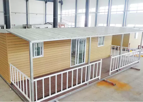 Australia Folding Mobile Homes , One Floor  Villa Style Prefabricated Mobile Homes