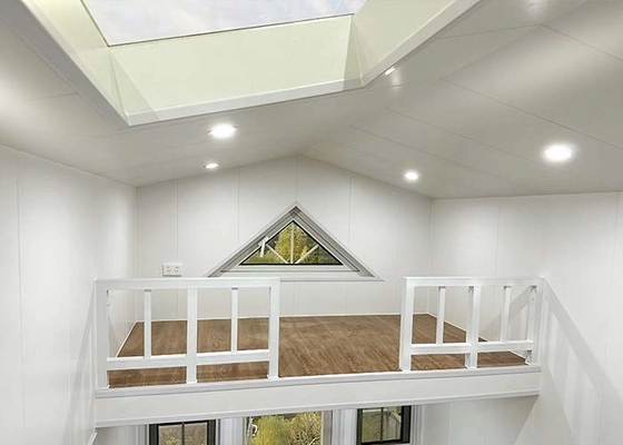 Modular Trailer House Prefabricated Light Steel Structure Homes On Wheels For Sale