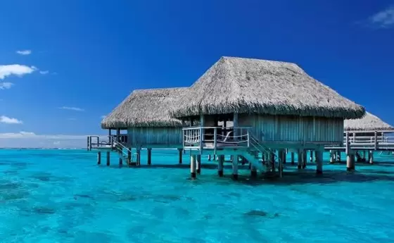 Overwater Bungalow Hotel Modular Home : Prefab Light Steel Frame House Kits