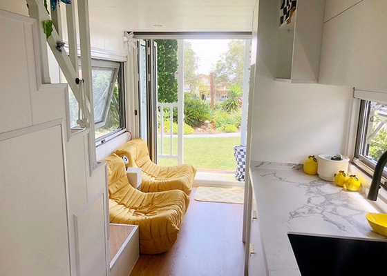 As / Us Prefab Tiny Home Kits On Trailer Ready To Ship With Bath