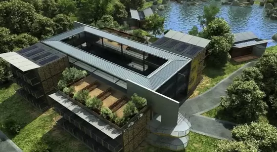 Light Steel Frame Movable Prefab 2 Story Modular Homes Apartment For Sale