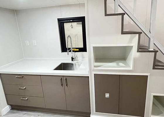 Modular Prefabricated Light Steel Structure Tiny House On Wheels With Trailer