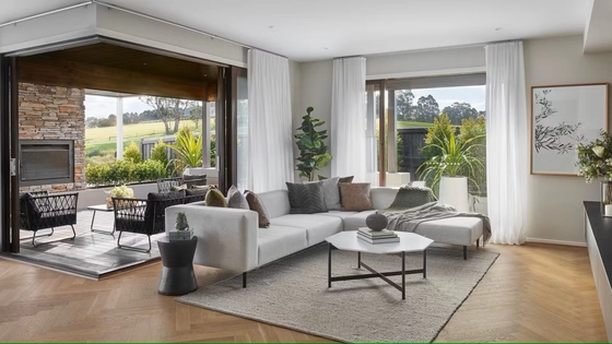 Furnished Light Steel Structure Prefabricated Luxury Villas Modern Prefab Homes