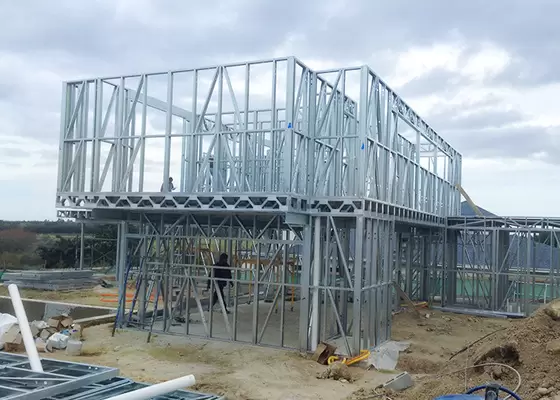 AU / EU / USA Standard Prefabricated Villa Foldable Design