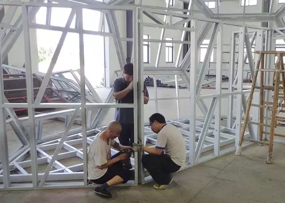 Luxury Prefab Steel Structure Villa Modular Homes With Light Gauge Steel Framing