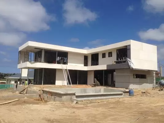 2 Story, steel frame house roof, Prefabricated light steel house, Light Steel Frame Houses